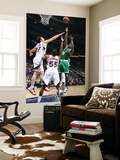 Boston Celtics v Atlanta Hawks: Marquis Daniels and Zaza Pachulia Art by Scott Cunningham