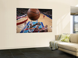 Chicago Bulls v Dallas Mavericks: Joakim Noah and Brendan Haywood Print by Glenn James