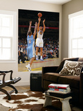 Denver Nuggets v Golden State Warriors: Dan Gazuric and Arron Afflalo Poster by Rocky Widner