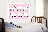 Pink Sheep Family Prints by  Avalisa