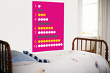 Pink Counting Apples Print by  Avalisa