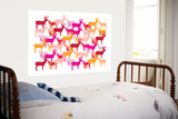 Warm Deer Pattern Posters par  Avalisa