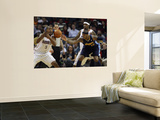 Denver Nuggets v Charlotte Bobcats: Carmelo Anthony, Dominic McGuire and Tyrus Thomas Prints by  Streeter
