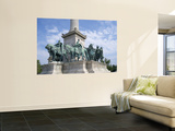 Monument in Heroes' Square, Budapest, Hungary Print by Jim Engelbrecht