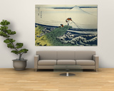 Soshu Kajikazawa in Kai Province from the Series the Thirty-Six Views of Mount Fuji Affiches par Katsushika Hokusai