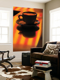 Cappuccino Reflection, Lugano, Ticino Canton, Switzerland Prints by Walter Bibikow