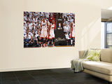 Dallas Mavericks v Miami Heat - Game One, Miami, FL - MAY 31: Chris Bosh and Dwyane Wade Prints by Jesse D. Garrabrant