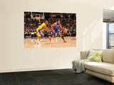 Detroit Pistons v Los Angeles Lakers, Los Angeles - January 4: Tracy McGrady and Kobe Bryant Art by Noah Graham