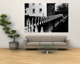 Wooden Picket Fence Surrounding a Building Built in 1850 in a Shaker Community Prints by John Loengard