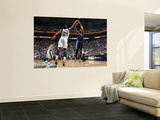 Denver Nuggets v Utah Jazz, Salt Lake City, UT - March 3: Nene and Al Jefferson Posters by Melissa Majchrzak