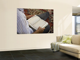 Man Reading Quran, Umayyad Mosque Prints by Holger Leue
