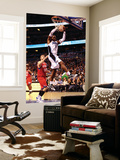 Philadelphia 76ers v Orlando Magic: Dwight Howard and Spencer Hawes Poster by Sam Greenwood