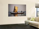 Sail Canoe on Vembanad Lake Posters par Craig Pershouse
