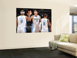 Charlotte Bobcats v Denver Nuggets, Denver - March 3: Chris Andersen, Gary Forbes and J.R. Smith Posters by Garrett Ellwood