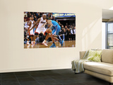 New Orleans Hornets v Miami Heat: Chris Paul and LeBron James Prints by James Riley