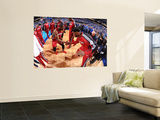 Miami Heat v Dallas Mavericks - Game Four, Dallas, TX -June 7: Dwyane Wade and LeBron James Posters par Andrew Bernstein