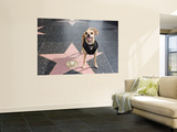 Little Dog Visiting John Travolta's Star on Hollywood Walk of Fame Prints by Christina Lease