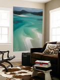 Australia, Queensland, Whitsunday Coast, Whitsunday Islands, Whitehaven Beach, Aerial View Print by Walter Bibikow