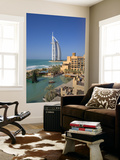 Mina a Salam and Burj Al Arab Hotels, Dubai, United Arab Emirates Prints by Gavin Hellier