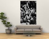 Chief Acts Out a Story to Bushman Children, Southern Kalahari Desert in Central Southern Africa Posters by Nat Farbman