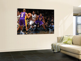 Los Angeles Lakers v Washington Wizards: Andrew Bynum and Hilton Armstrong Posters by  Ned