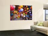 Vietnam, Hoi An, Paper Lantern Shop Display Print by Steve Vidler