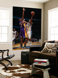 Los Angeles Lakers v Washington Wizards: Kevin Seraphin and Andrew Bynum Print by  Ned