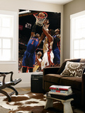 New York Knicks v Miami Heat, Miami - February 27: Amar'e Stoudemire and Chris Bosh Poster by Issac Baldizon