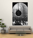 Clock in Pennsylvania Station Poster by Alfred Eisenstaedt