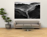 The Yangtze River Passing Through the Wushan, or "Magic Mountain", Gorge in Szechwan Province Posters by Dmitri Kessel