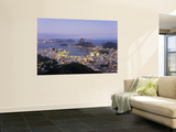 Botafogo and Sugarloaf Mountain from Corcovado, Rio de Janeiro, Brazil Posters par Demetrio Carrasco