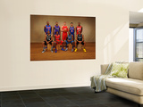 2011 NBA All Star: Greg Monroe, Gary Neal, DeMarcus Cousins, Eric Bledsoe, Blake Griffin, John Wall Art