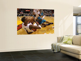 New Orleans Hornets v Miami Heat: Chris Bosh and David West Prints by  Mike