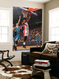 New Orleans Hornets v Detroit Pistons: Greg Monroe and Jason Smith Posters by Allen Einstein