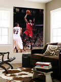 Miami Heat v Portland Trail Blazers, Portland, OR - January 9: Marcus Camby and Dwayne Wade Prints by Sam Forencich