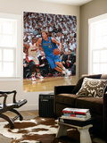 Dallas Mavericks v Miami Heat - Game One, Miami, FL - MAY 31: Dirk Nowitzki and Chris Bosh Prints by Victor Baldizon