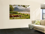 Outrigger Canoes at Hanalei Beach Park Posters by Linda Ching