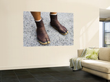 Rickshaw Driver's Shoes Poster by Greg Elms