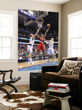 Portland Trail Blazers v Dallas Mavericks - Game One, Dallas, TX - APRIL 16: Andre Miller, Dirk Now Posters by Ronald Martinez