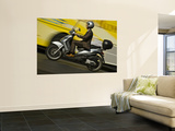 Business Man Riding a Scooter on Via Della Conciliazione Prints by Guylain Doyle