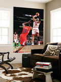 Los Angeles Clippers v Chicago Bulls: Carlos Boozer and DeAndre Jordan Print by Randy Belice