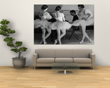 Ballerinas at George Balanchine's American School of Ballet Gathered During Rehearsal Art by Alfred Eisenstaedt