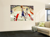 Sacramento Kings v Houston Rockets: Omri Casspi and Chase Budinger Prints by Bill Baptist
