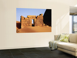 Pyramids and Tombs in Royal Cemetery, Meroe North of Khartoum Poster by David Else