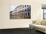 Local Man Selling Savoury Cakes in Old Historic Centre of Sao Luis Poster by Viviane Ponti