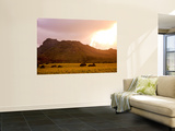Sleeping Giant (Nounou Mountain) at Sunset Posters by Linda Ching