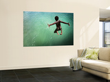 Torres Strait Islander Boy Leaping into the Sea, Seisia, Cape York Art by Tim Barker