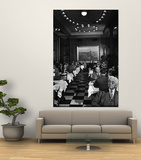 Henrici's, Chicago's Oldest Restaurant, Had Decorations and Superior Food, Filling with Politicians Prints by Wallace Kirkland