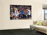 Oklahoma City Thunder v Denver Nuggets - Game 4, Denver, CO - April 25: Kendrick Perkins and Nene H Posters
