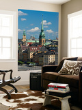 Old Town and Churches of Gamla Stan Art by Frank Wing